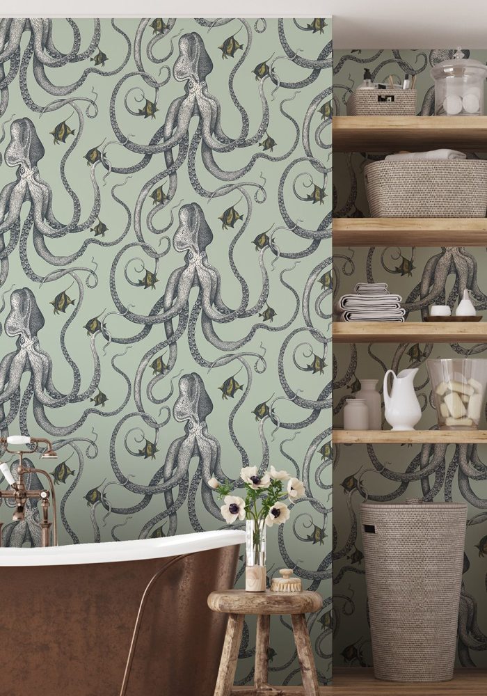 JMW-103021 Octopoda Grand Roll Wallpaper by Josephine Munsey