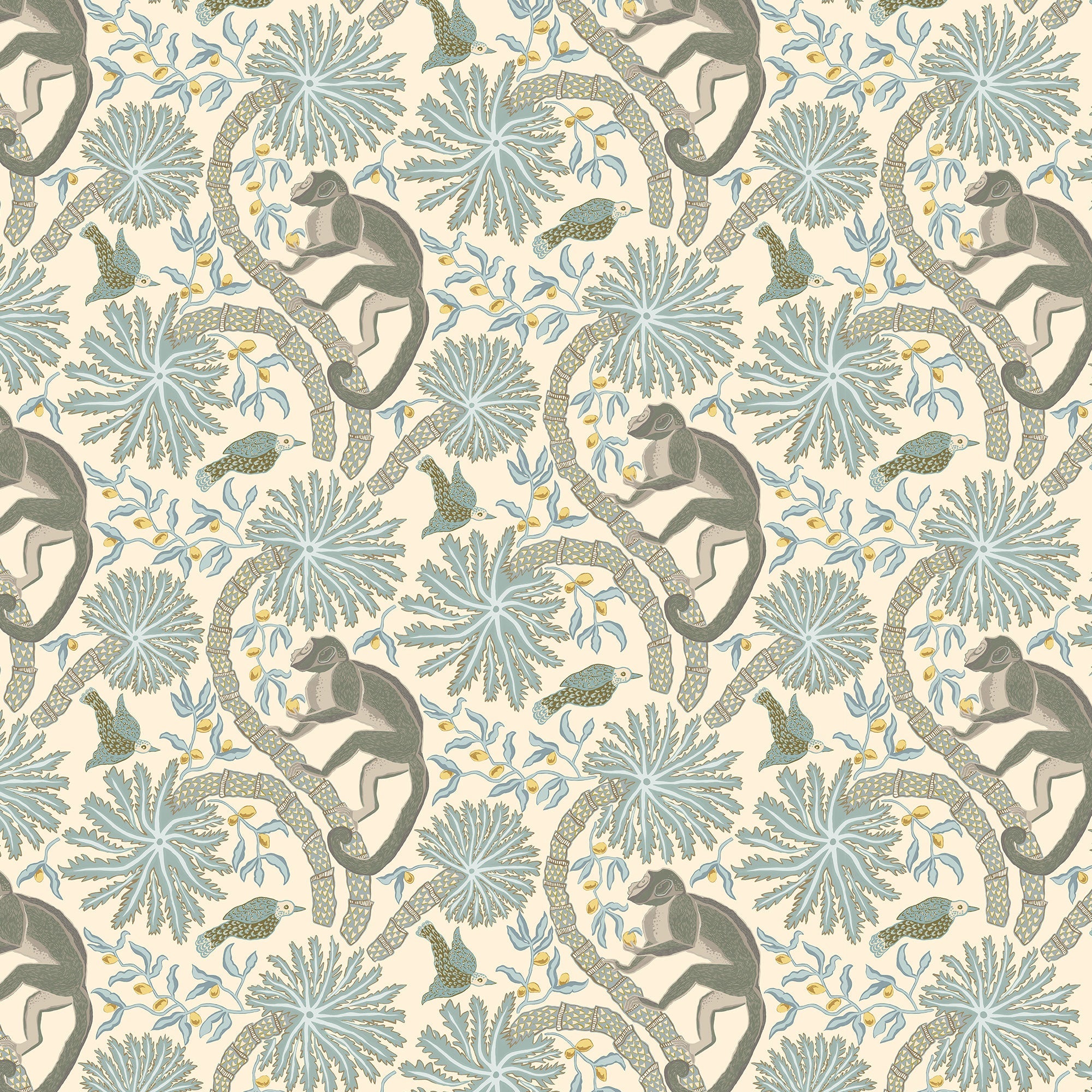 JMW-105411 Simia Light Blue Wallpaper by Josephine Munsey