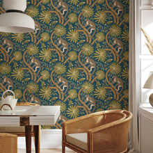 JMW-105421 Simia Petrol Wallpaper by Josephine Munsey
