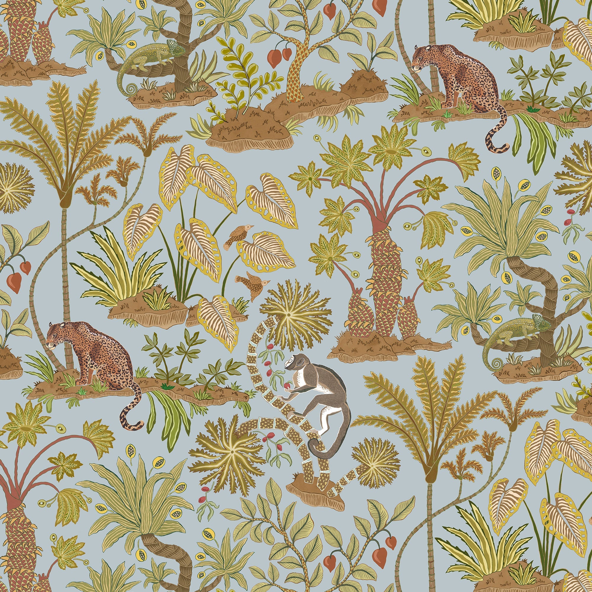 JMW-105501 Paradisum Light Blue Wallpaper by Josephine Munsey