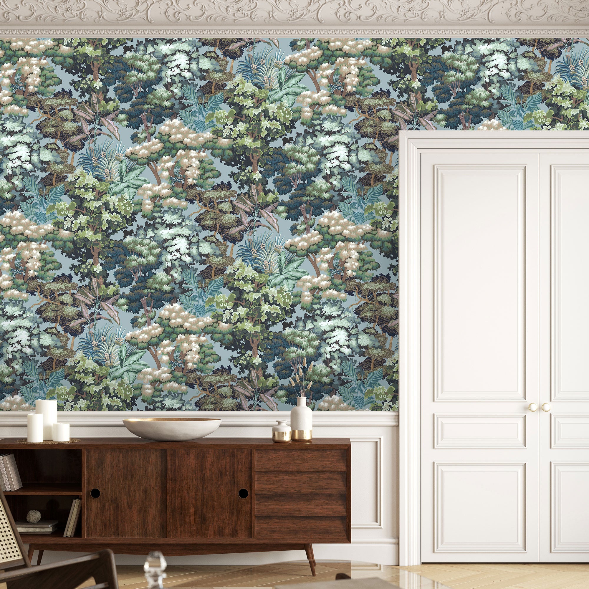JMW-105601 Canopia Light Blue Wallpaper by Josephine Munsey