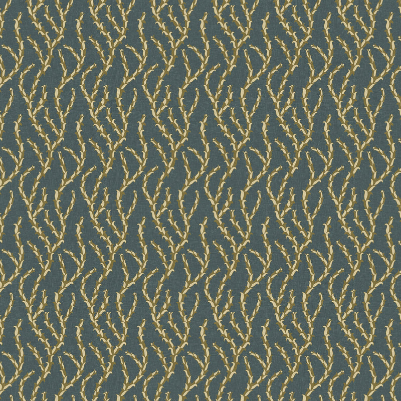 JMW-105701 Tiddle Petrol And Olive Wallpaper by Josephine Munsey