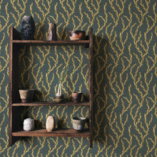 JMW-105701 Tiddle Petrol And Olive Wallpaper by Josephine Munsey