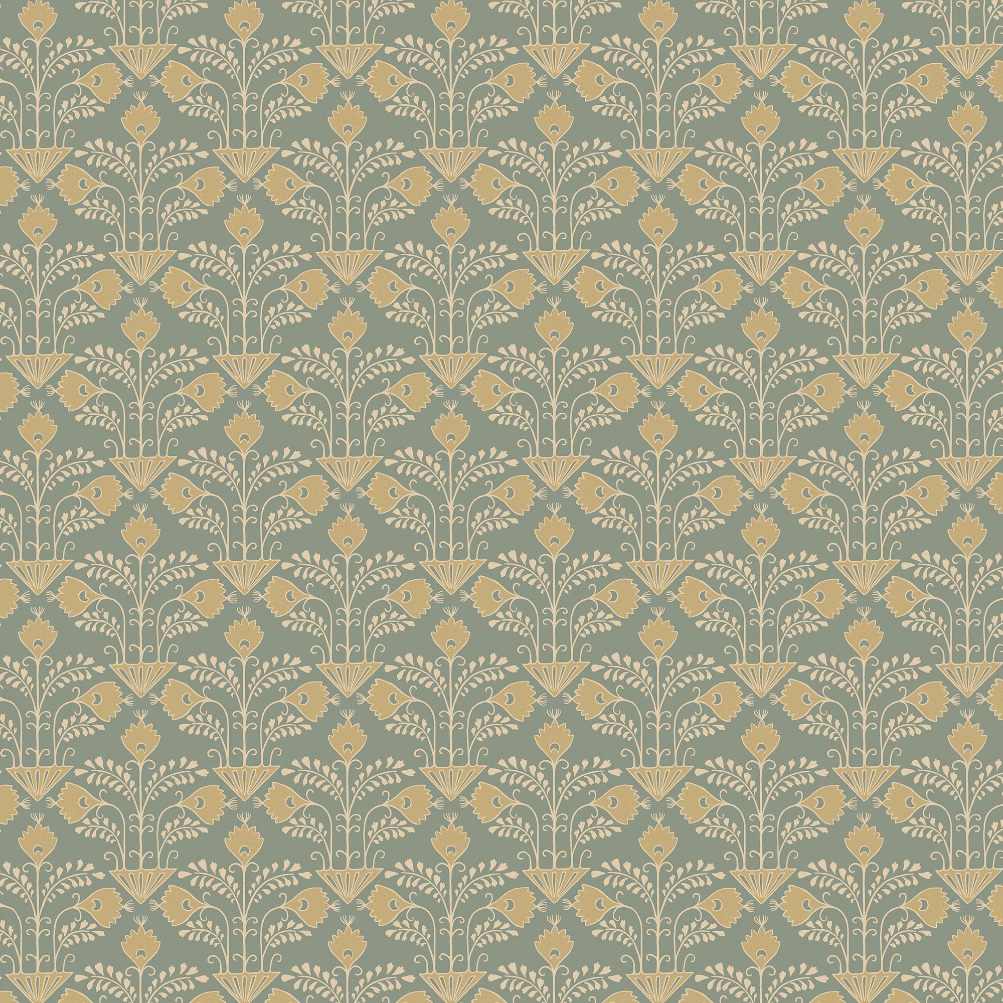 JMW-105831 Brimble Aqua Wallpaper by Josephine Munsey