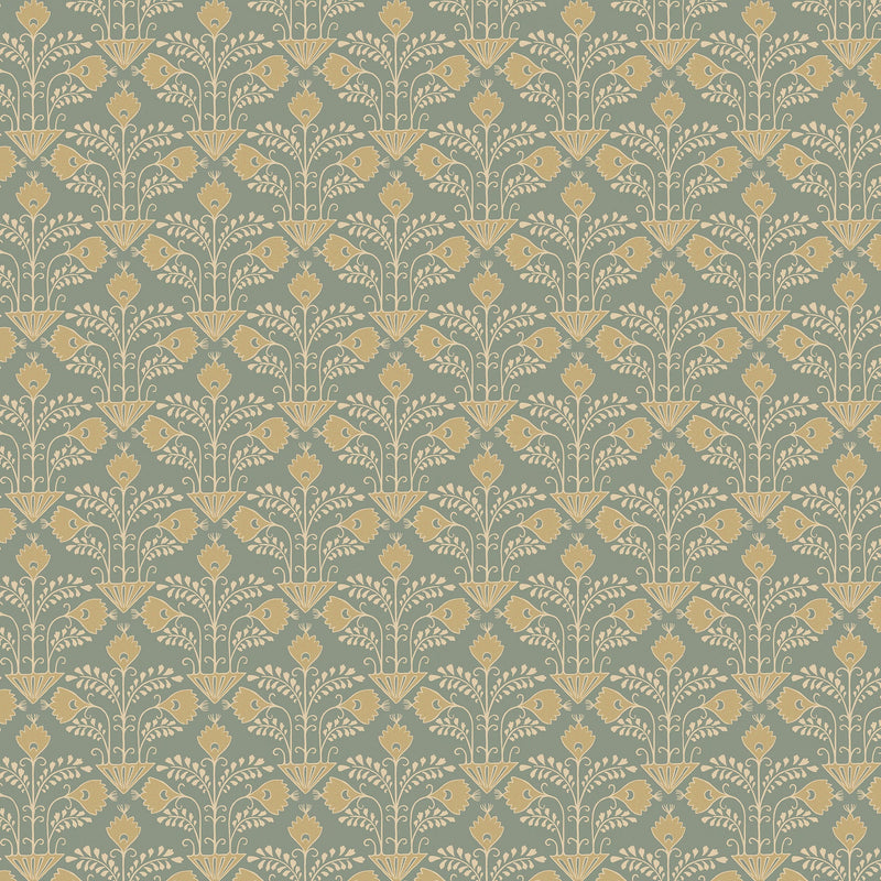 JMW-105831 Brimble Aqua Wallpaper by Josephine Munsey