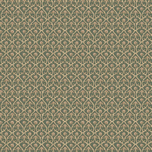 JMW-105901 Mallow Trellis Dark Green Wallpaper by Josephine Munsey