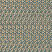 JMW-105921 Mallow Trellis Petrol Wallpaper by Josephine Munsey