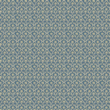 JMW-105931 Mallow Trellis Blue Wallpaper by Josephine Munsey