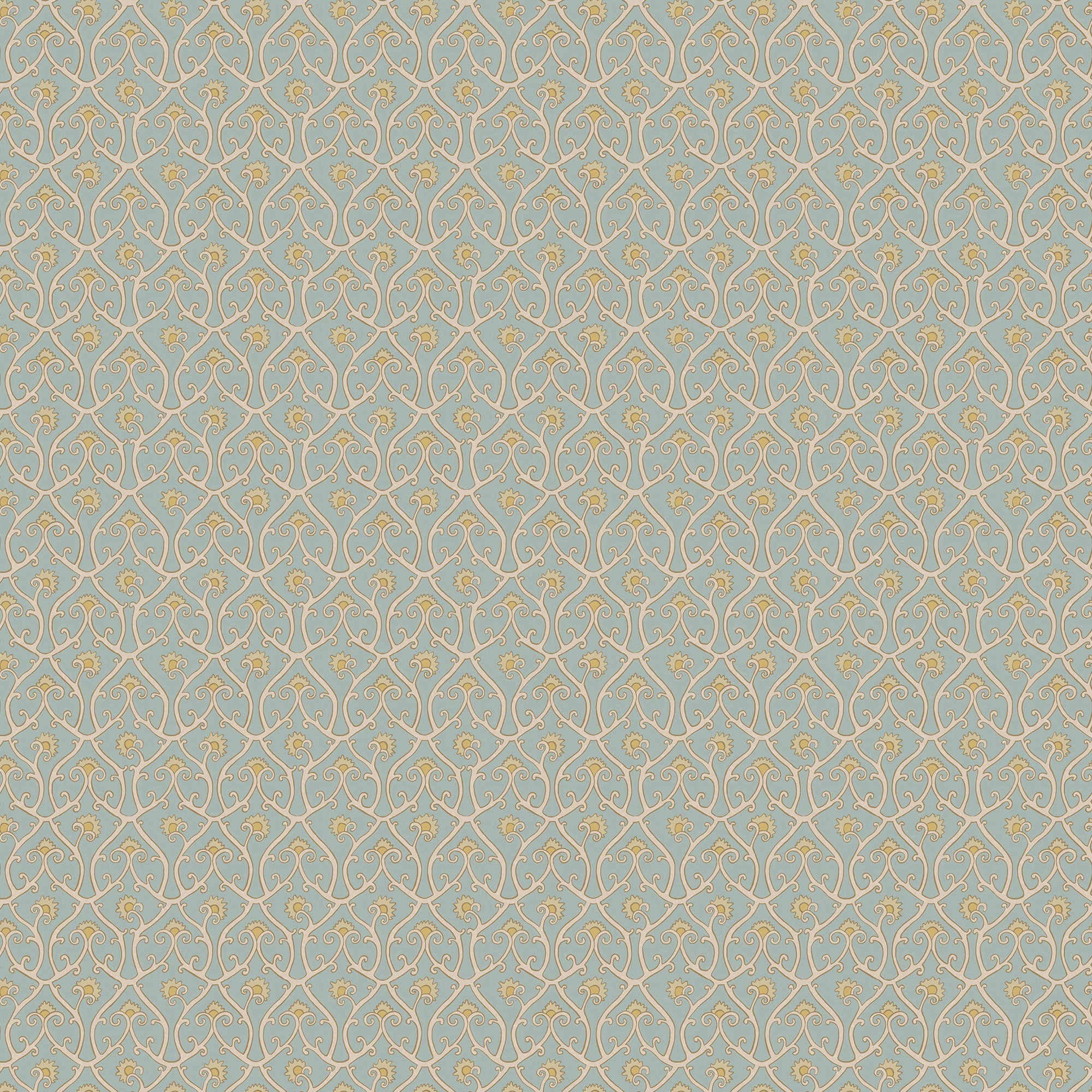 JMW-105941 Mallow Trellis Light Blue Wallpaper by Josephine Munsey
