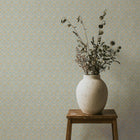 JMW-105941 Mallow Trellis Light Blue Wallpaper by Josephine Munsey