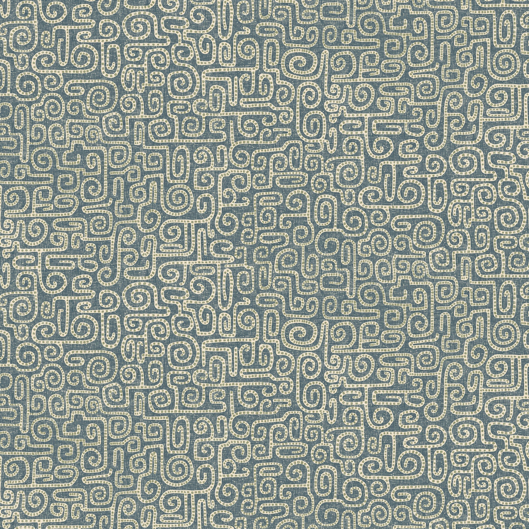 JMW-106041 Wiggleton Navy Wallpaper by Josephine Munsey