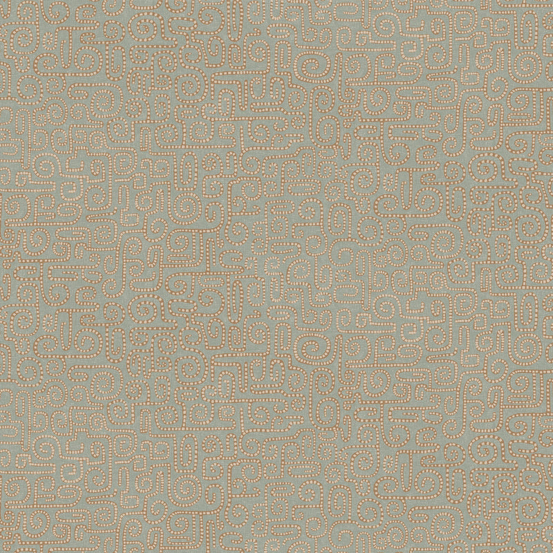 JMW-106061 Wiggleton Aqua Wallpaper by Josephine Munsey