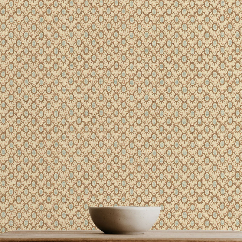 JMW-106101 Brindle Dot Brown Wallpaper by Josephine Munsey
