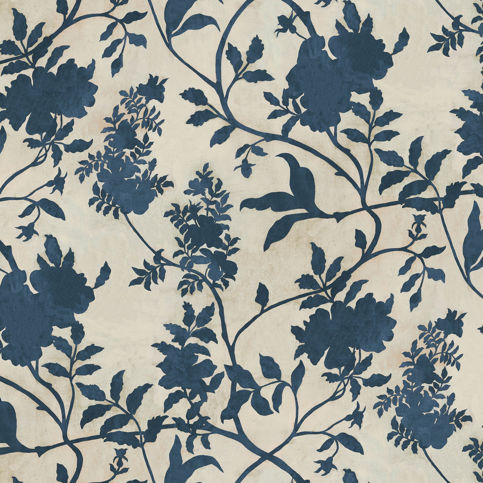 JMW-106211 Tangleby Navy Wallpaper by Josephine Munsey
