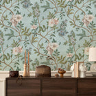 JMW-106411 Flory Light Blue Wallpaper by Josephine Munsey
