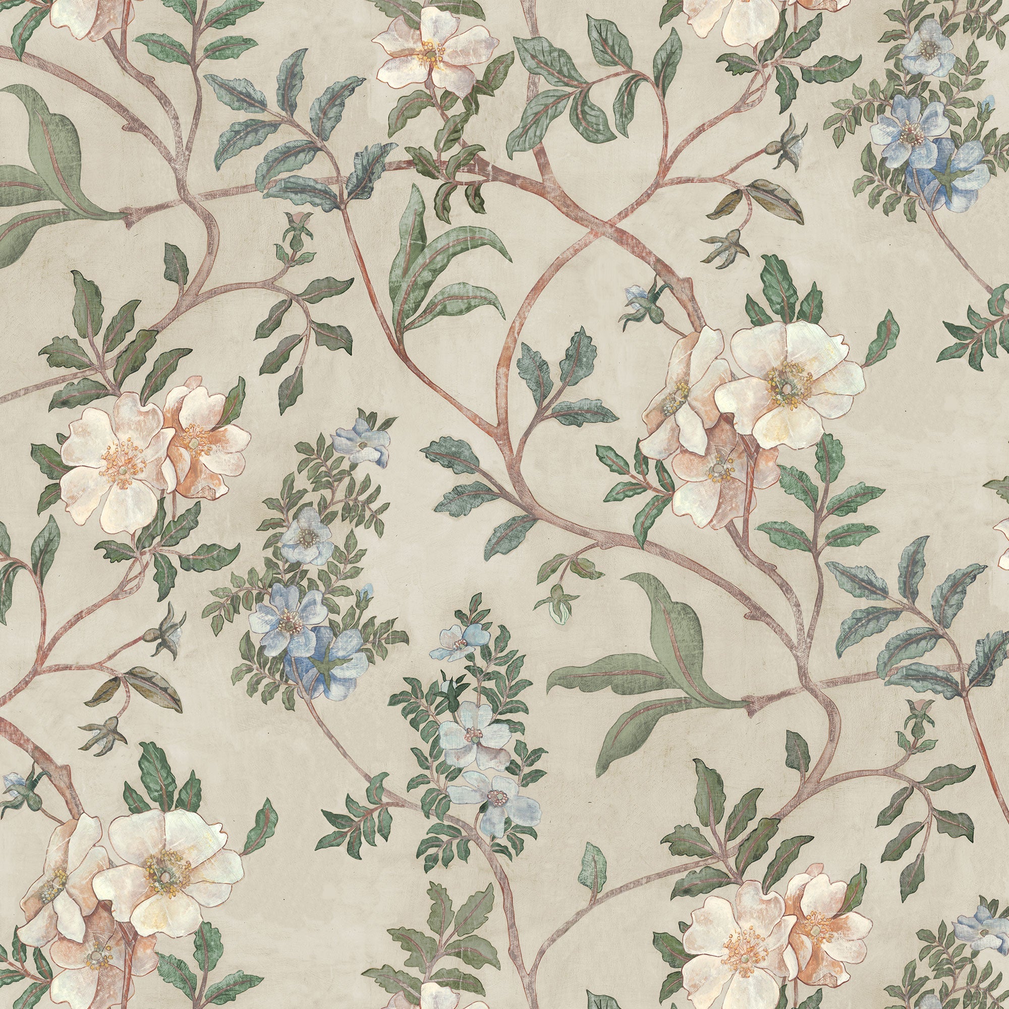 JMW-106441 Flory Green Wallpaper by Josephine Munsey