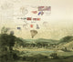 Stamps Verd Journeys I Mural by Tres Tintas