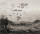 Stamps B&w Journeys I Mural by Tres Tintas