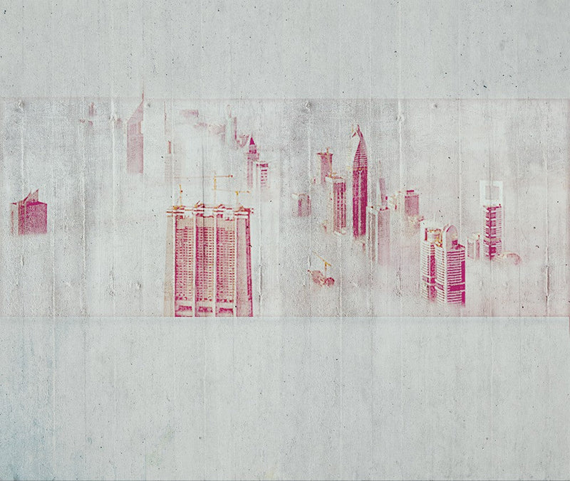JO1005-2 Dubai Pink Journeys I Mural by Tres Tintas