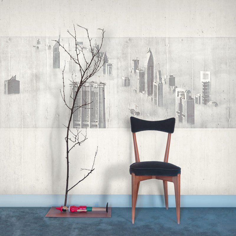 JO1005-3 Dubai Grey Journeys I Mural by Tres Tintas