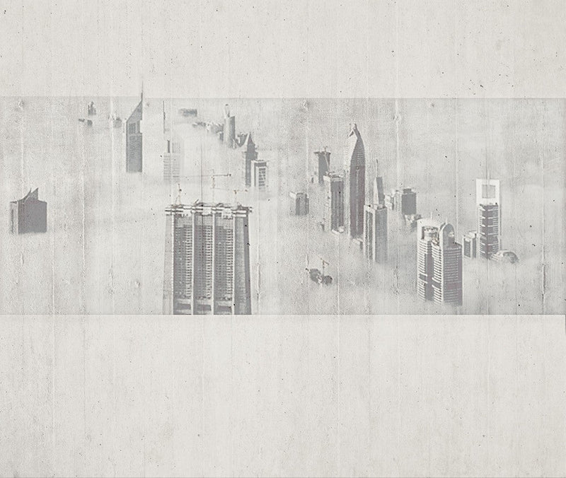 JO1005-3 Dubai Grey Journeys I Mural by Tres Tintas