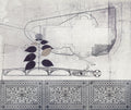 Bridge Gris Journeys I Mural by Tres Tintas
