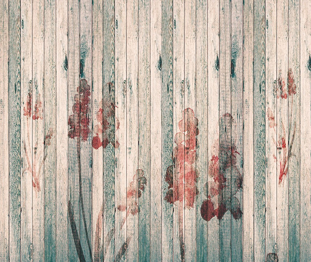 JO1009-1 Berries Red Journeys I Mural by Tres Tintas