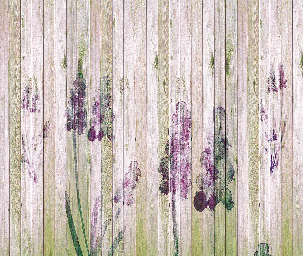JO1009-2 Berries Lila Journeys I Mural by Tres Tintas