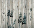 JO1009-3 Berries Negro Journeys I Mural by Tres Tintas