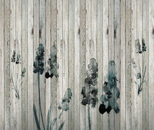 JO1009-3 Berries Negro Journeys I Mural by Tres Tintas