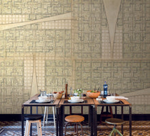 JO1010-1 City Ocre Journeys I Mural by Tres Tintas