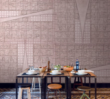JO1010-2 City Rosa Journeys I Mural by Tres Tintas