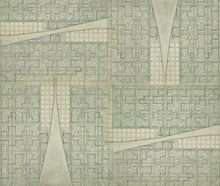 JO1010-3 City Verde Journeys I Mural by Tres Tintas