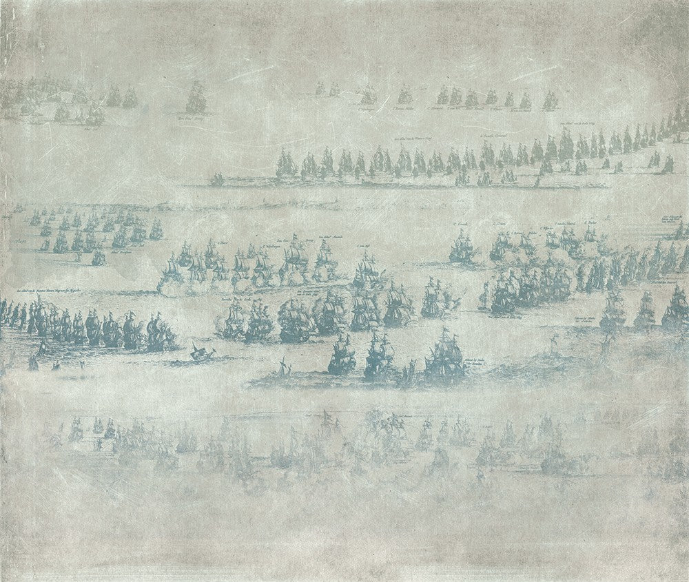 JO1012-1 Columbus Verde Journeys I Mural by Tres Tintas