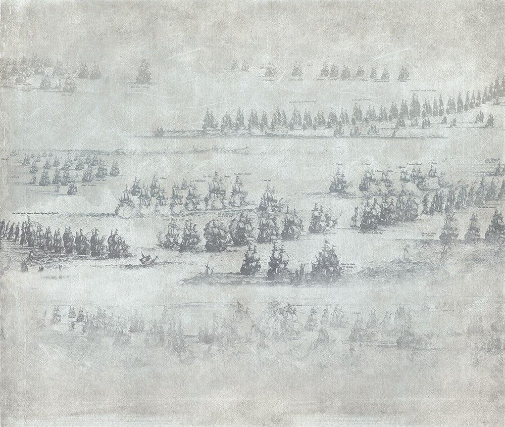 JO1012-2 Columbus Gris Journeys I Mural by Tres Tintas