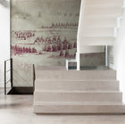 JO1012-3 Columbus Rojo Journeys I Mural by Tres Tintas