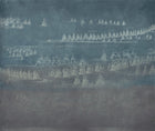 JO1012-4 Columbus Fondo Azul Journeys I Mural by Tres Tintas
