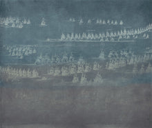 JO1012-4 Columbus Fondo Azul Journeys I Mural by Tres Tintas