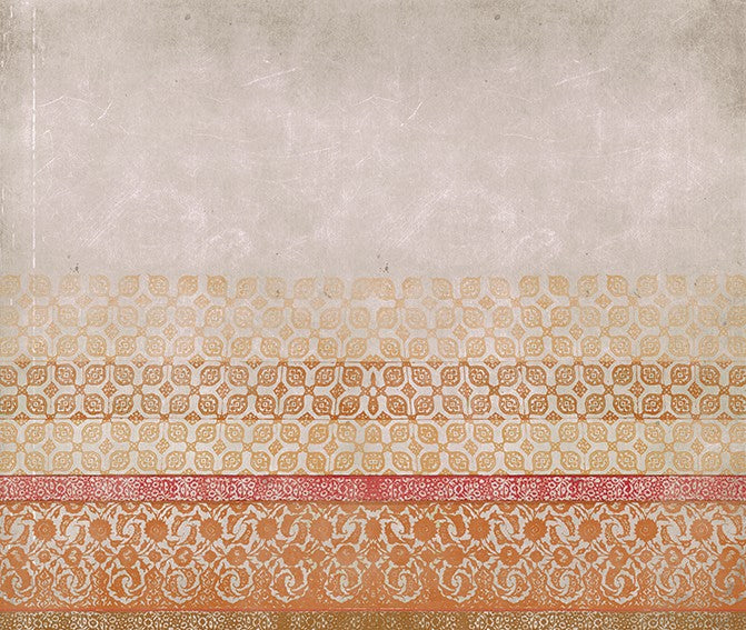 JO1015-2 Mayolica Ocre Journeys I Mural by Tres Tintas