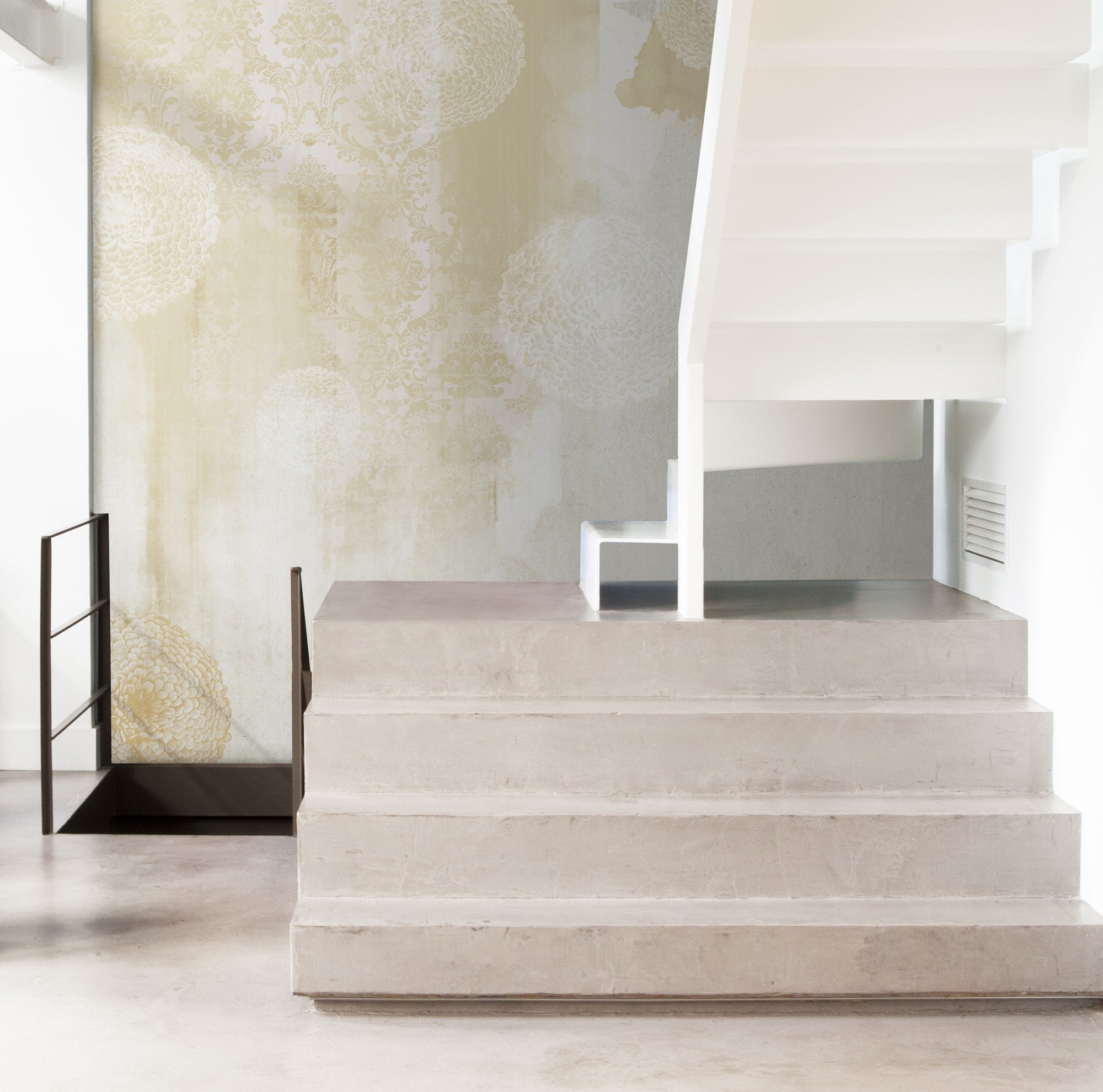 JO1017-2 Hidrangea Ocre Journeys I Mural by Tres Tintas