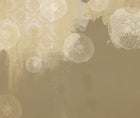 JO1017-4 Hidrangea Fondo Ocre Journeys I Mural by Tres Tintas