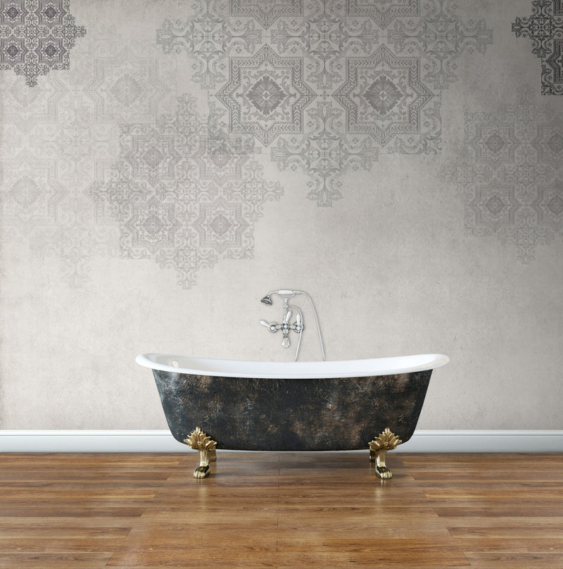 JO1018-3 Alabastro Gris Journeys I Mural by Tres Tintas