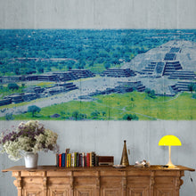 JO1021-1 Mexico Azul Journeys I Mural by Tres Tintas