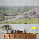 JO1021-2 Mexico Sepia Journeys I Mural by Tres Tintas