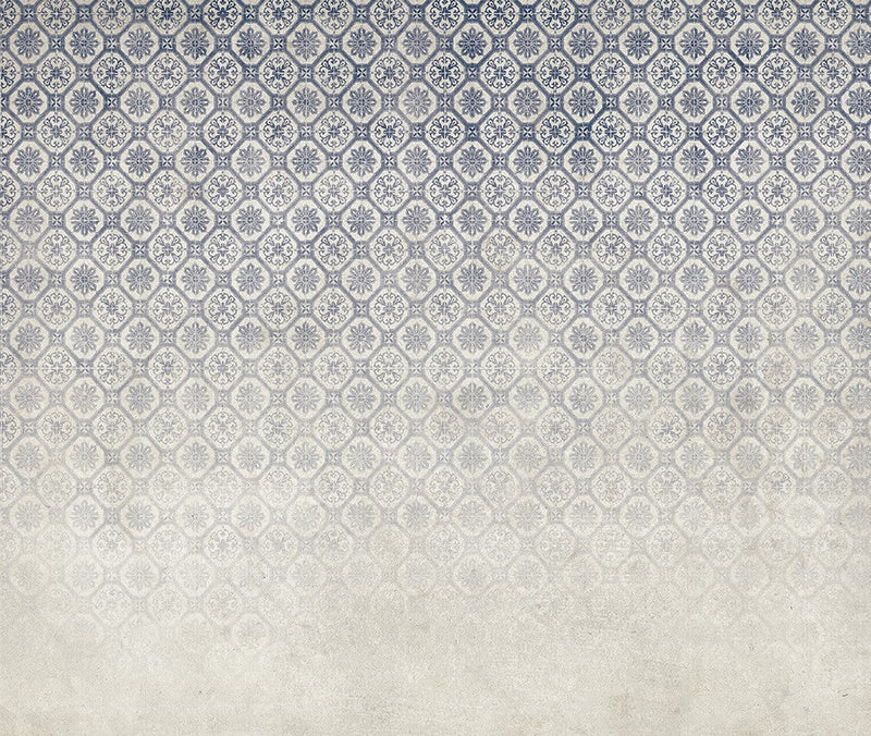 JO1022-1 Musas Azul Journeys I Mural by Tres Tintas