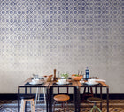 JO1022-1 Musas Azul Journeys I Mural by Tres Tintas