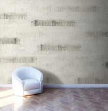 JO1023-3 Doors Gris Journeys I Mural by Tres Tintas