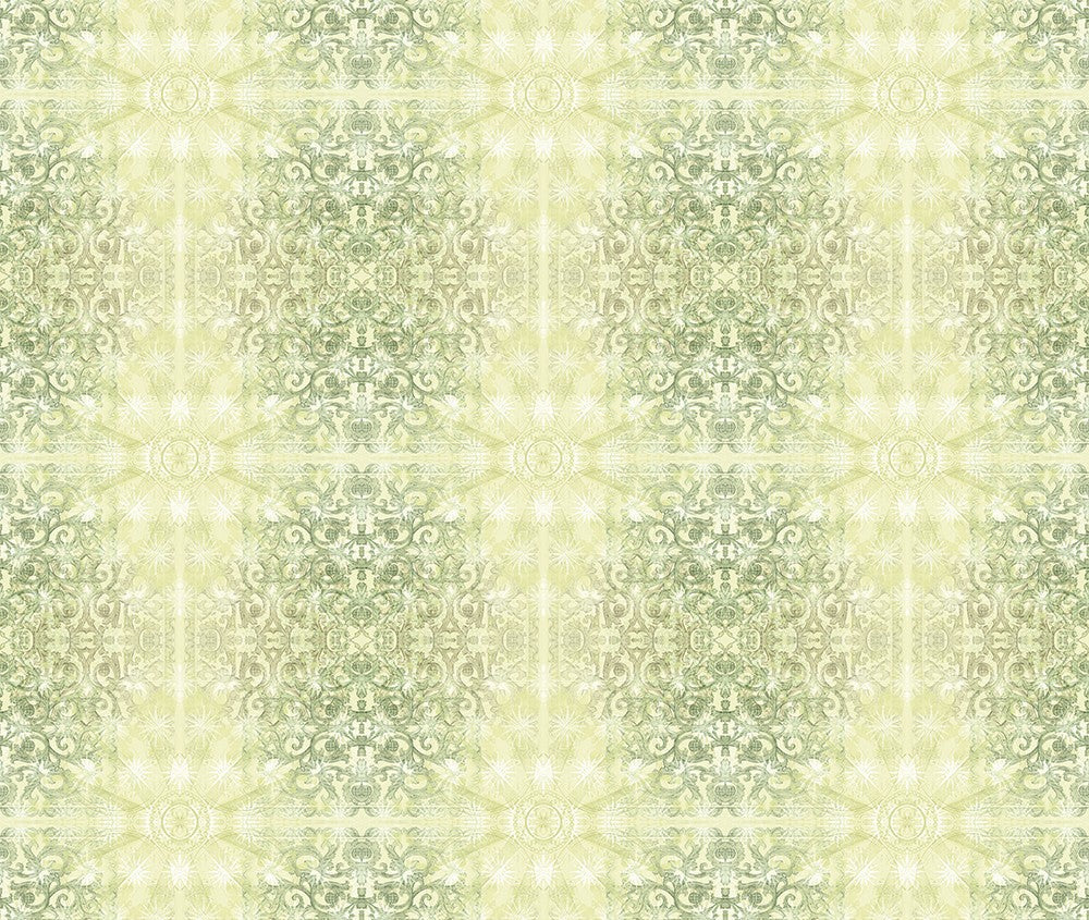 JO1024-3 Bindweed Green Journeys I Mural by Tres Tintas