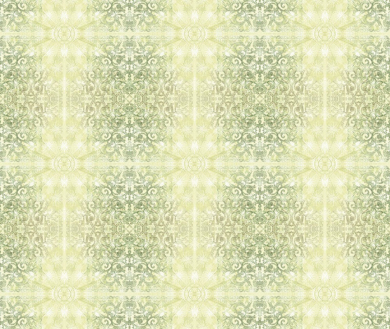 JO1024-3 Bindweed Green Journeys I Mural by Tres Tintas
