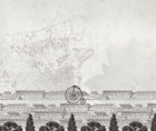 JO1028-3 Bicycle Gris Journeys I Mural by Tres Tintas